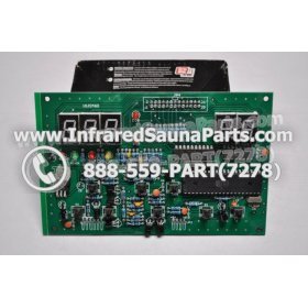 CIRCUIT BOARDS WITH  FACE PLATES - CIRCUIT BOARD WITH FACE PLATE VIDAL  INFRARED SAUNA 10J0460 2