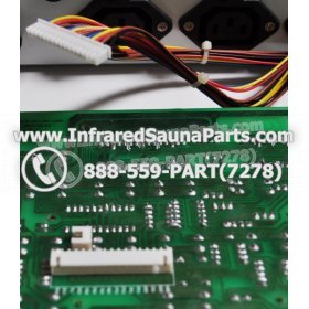 COMPLETE CONTROL POWER BOX WITH CONTROL PANEL - COMPLETE CONTROL POWER BOX SUNMATE INFRARED SAUNA STYLE 4 WITH TWO CONTROL PANELS 5