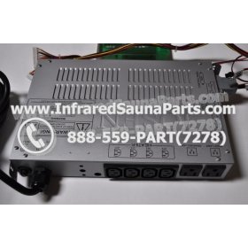 COMPLETE CONTROL POWER BOX WITH CONTROL PANEL - COMPLETE CONTROL POWER BOX CAL SAUNA INFRARED SAUNA STYLE 3 WITH ONE CONTROL PANEL 5