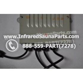 COMPLETE CONTROL POWER BOX 110V / 120V - COMPLETE CONTROL POWER BOX 110V / 120V FED INTERNATIONAL INFRARED SAUNA WITH 8 HEATER PLUGS v1 2