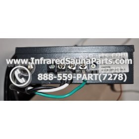 COMPLETE CONTROL POWER BOX 220V / 240V - COMPLETE CONTROL POWER BOX 220V / 240V WITH 7 CIRCUIT BOARD PINS  6 FEMALE PLUGS SUPPLY WORLD INFRARED SAUNA 12