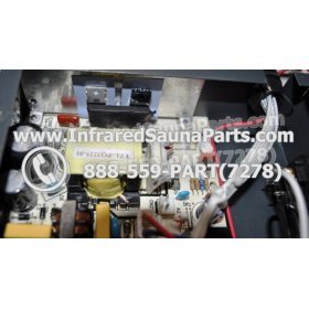 COMPLETE CONTROL POWER BOX 220V / 240V - COMPLETE CONTROL POWER BOX 220V / 240V  WITH 7 CIRCUIT BOARD PINS  6 FEMALE PLUGS SAUNA KING INFRARED SAUNA STYLE 9 28