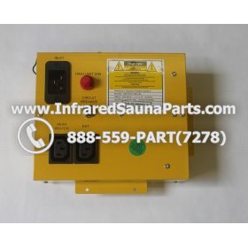 COMPLETE CONTROL POWER BOX 220V / 240V - COMPLETE CONTROL POWER BOX 220V / 240V CLEARLIGHT INFRARED SAUNA  MODEL HM-PCS1(REV.B) 2