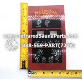 CIRCUIT BOARDS WITH  FACE PLATES - CIRCUIT BOARDS WITH FACE PLATES - HOME SPA INFRA-RED SAUNA   (12 BUTTONS) 2