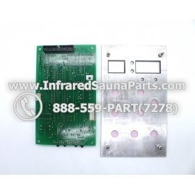 CIRCUIT BOARDS WITH  FACE PLATES - CIRCUIT BOARDS WITH FACE PLATES - RELAXED FITNESS INFRARED SAUNA MAIN (8 BUTTONS) 4