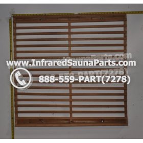 WOOD BACKRESTS - HEMLOCK WOOD BACKREST ( 39.5" x 39" ) 4