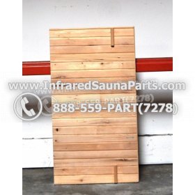 WOOD BENCHS + HEATERS - HEMLOCK WOOD BENCH ( 36" x 19.6" ) 3