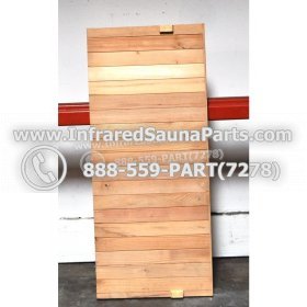 WOOD BENCHS + HEATERS - HEMLOCK WOOD BENCH ( 39.5" x 16.9" ) 4