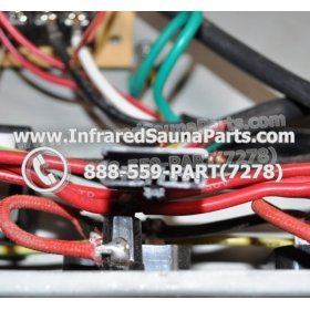 COMPLETE CONTROL POWER BOX WITH CONTROL PANEL - COMPLETE CONTROL POWER BOX GAIA INFRARED SAUNA STYLE 2 WITH ONE CONTROL PANEL 8