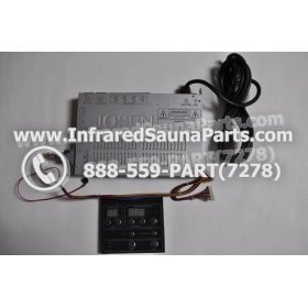 COMPLETE CONTROL POWER BOX WITH CONTROL PANEL - COMPLETE CONTROL POWER BOX WASAUNA INFRARED SAUNA STYLE 3 WITH ONE CONTROL PANEL 1