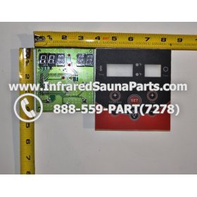 CIRCUIT BOARDS WITH  FACE PLATES - CIRCUIT BOARD WITH FACE PLATE WATERSTAR INFRARED SAUNA  06S064 5