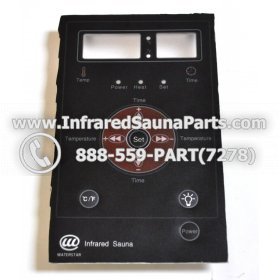 FACE PLATES - FACEPLATE FOR CIRCUIT BOARD HEALTHLAND INFRARED SAUNA  06S065 1