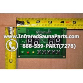 CIRCUIT BOARDS WITH  FACE PLATES - CIRCUIT BOARD WITH FACEPLATE LONGEVITY INFRARED SAUNA   WSP4 6