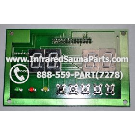 CIRCUIT BOARDS WITH  FACE PLATES - CIRCUIT BOARD WITH FACEPLATE LONGEVITY INFRARED SAUNA   WSP4 8