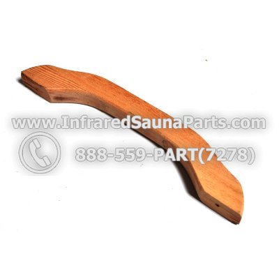 WOOD HANDLES + TOWEL HANDLES - HEMLOCK WOOD DOOR HANDLE ( 9" x 1.75" ) 1