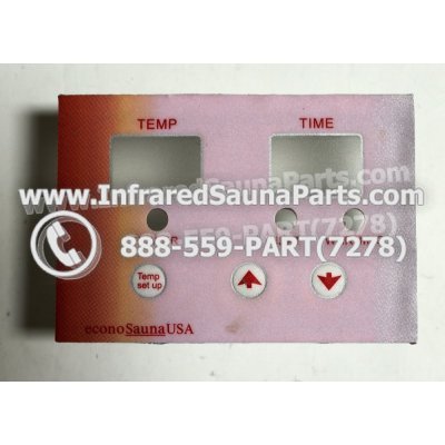 FACE PLATES - FACEPLATE FOR ICONO SAUNA USA INFRARED SAUNA SECONDARY 1